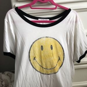Free People (Day Dreamer) Smiley Face Tee